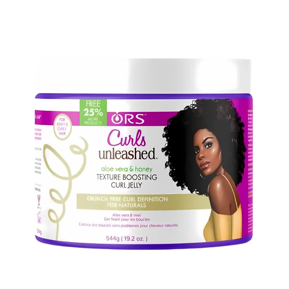 ORS Curls Unleashed Aloe Vera and Honey Texture Boosting Curl Jelly 544g ORS Curls Unleashed Aloe Vera and Honey Texture Boosting Curl Jelly 544g